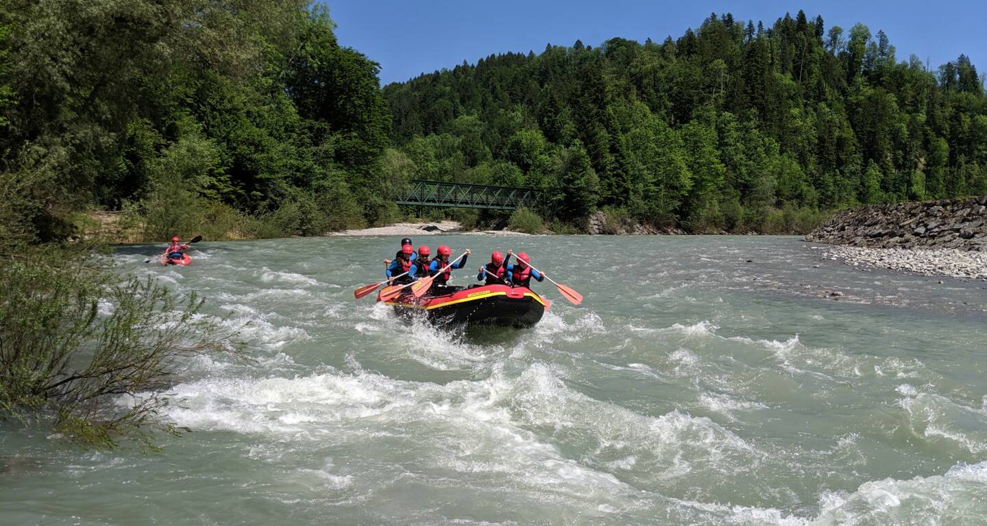 Rafting mit dem AktivZentrum Bregenzerwald (c) Schmelzinger - AktivZentrum Bregenzerwald