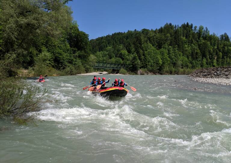 Rafting mit dem AktivZentrum Bregenzerwald (c) Schmelzinger - AktivZentrum Bregenzerwald